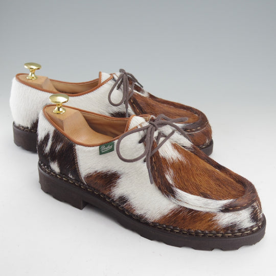 未使用★パラブーツ SIZE 40【定価￥96,800-★ハラコ仕様/MICHAEL/ミカエル】チロリアンシューズ/POILS VACHE/Paraboot★n945