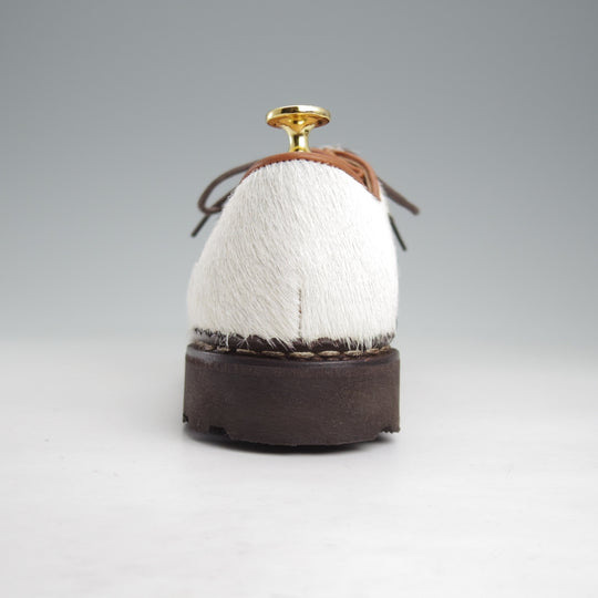 未使用★パラブーツ SIZE 40【定価￥96,800-★ハラコ仕様/MICHAEL/ミカエル】チロリアンシューズ/POILS VACHE/Paraboot★n945