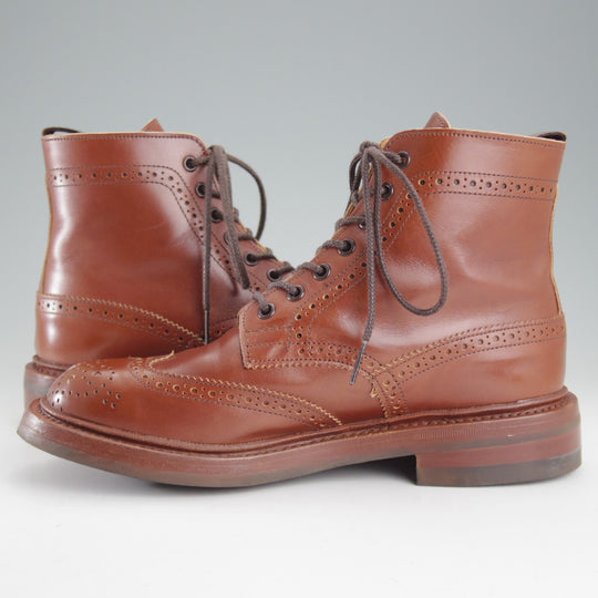 美品★トリッカーズ(レディース) SIZE 4.5【定価￥143,000-★STEPHY/カントリ−ブーツ】L5676/マロンアンティーク/茶/Tricker's★p022