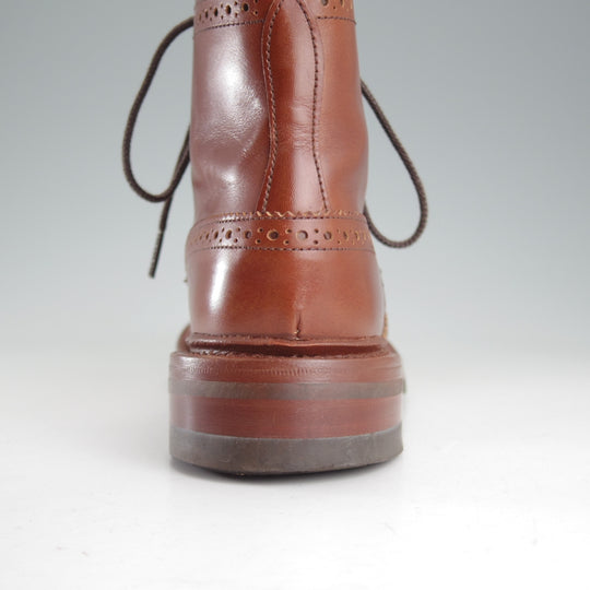 美品★トリッカーズ(レディース) SIZE 4.5【定価￥143,000-★STEPHY/カントリ−ブーツ】L5676/マロンアンティーク/茶/Tricker's★p022