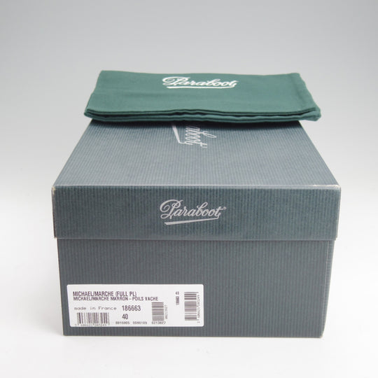 未使用★パラブーツ SIZE 40【定価￥96,800-★ハラコ仕様/MICHAEL/ミカエル】チロリアンシューズ/POILS VACHE/Paraboot★n945