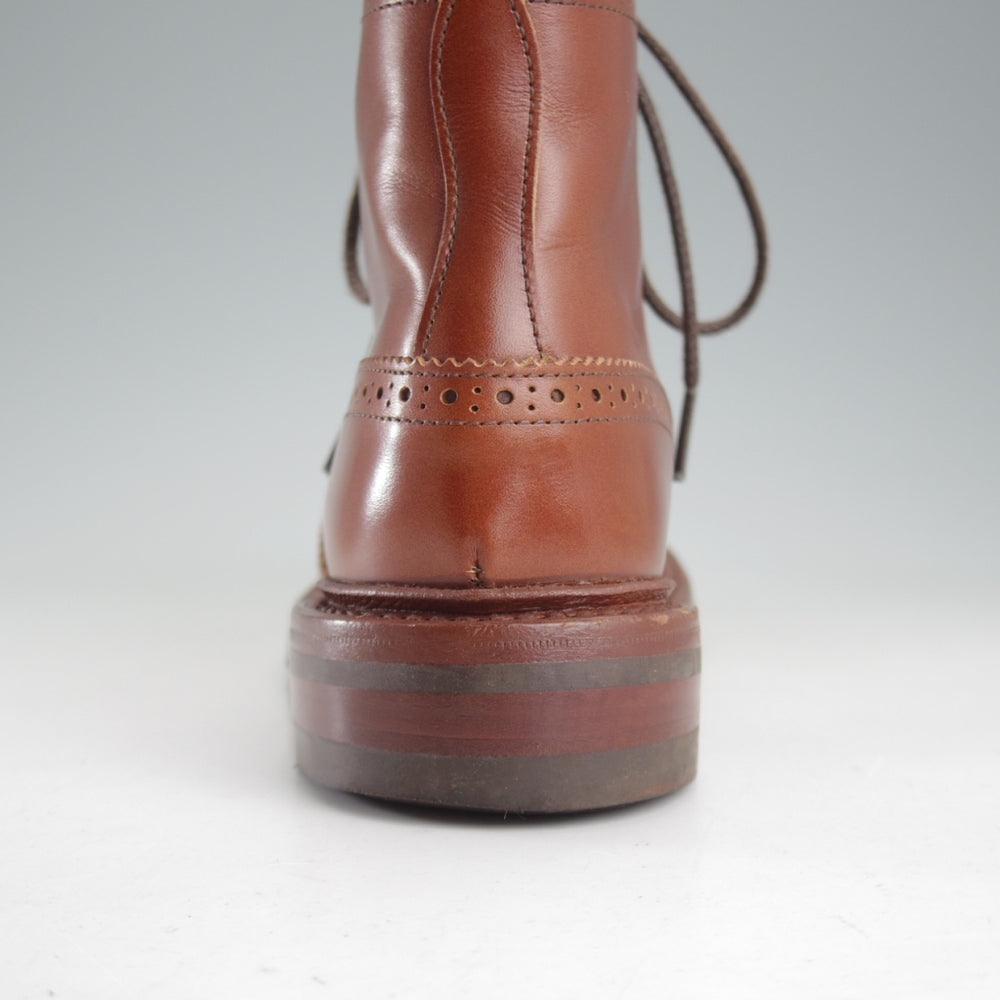 美品★トリッカーズ(レディース) SIZE 4.5【定価￥143,000-★STEPHY/カントリ−ブーツ】L5676/マロンアンティーク/茶/Tricker's★p022