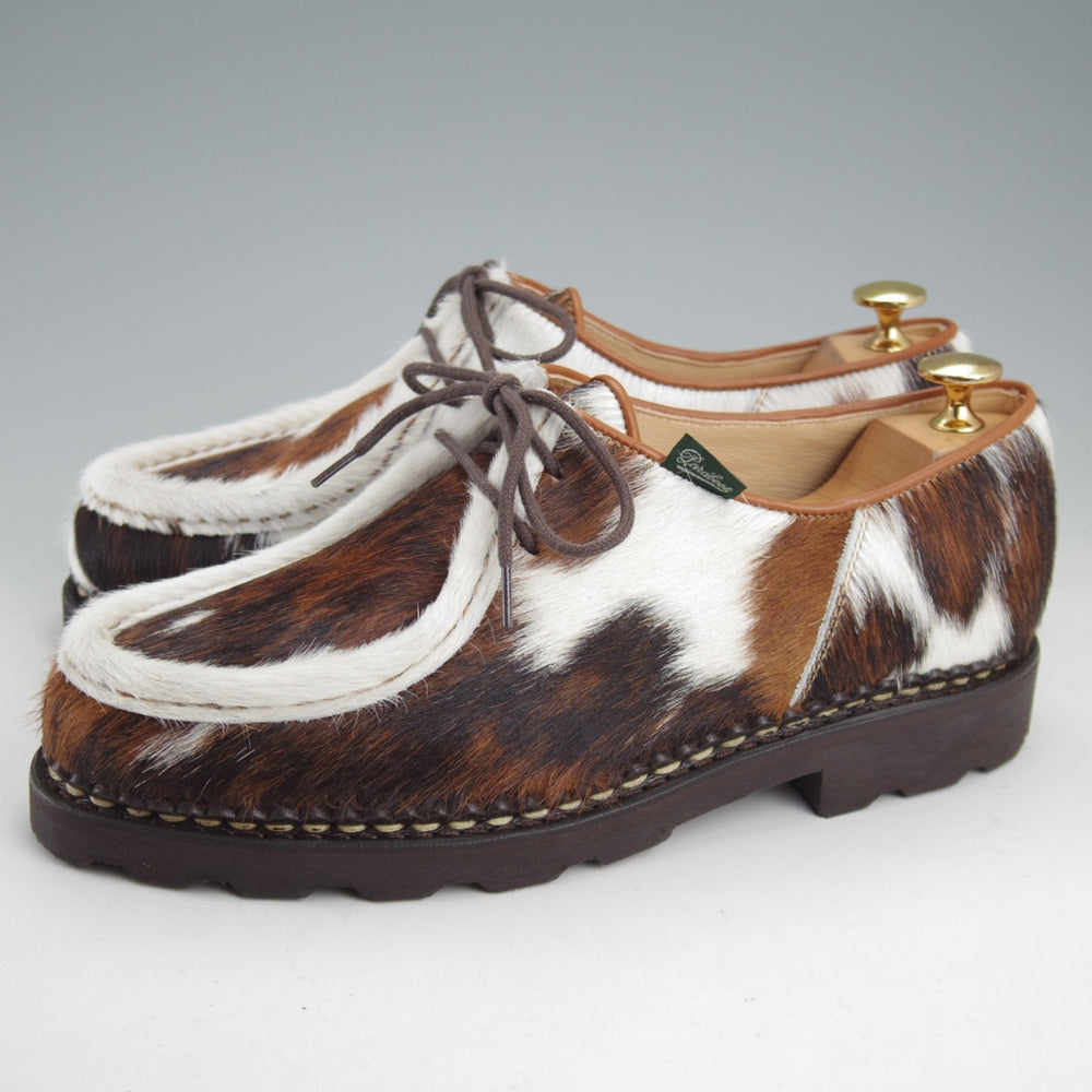 未使用★パラブーツ SIZE 41【定価￥96,800-★ハラコ仕様/MICHAEL/ミカエル】チロリアンシューズ/POILS VACHE/Paraboot★n946