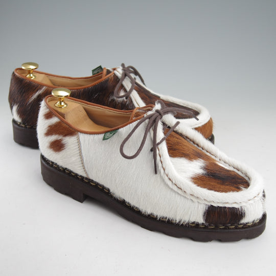 未使用★パラブーツ SIZE 41【定価￥96,800-★ハラコ仕様/MICHAEL/ミカエル】チロリアンシューズ/POILS VACHE/Paraboot★n946