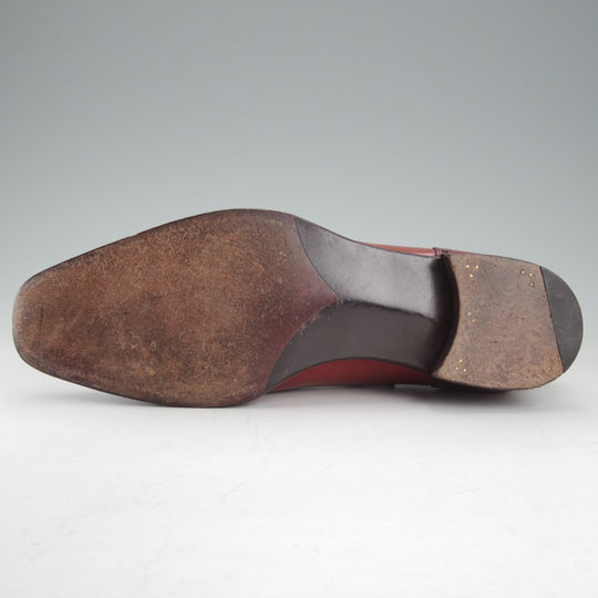 ★(英)ガジアーノ&ガーリング 7.5D【現行定価20万円以上★ST.JAMES/クォーターブローグ】MH71ラスト/赤茶/GAZIANO&GIRLING★o468