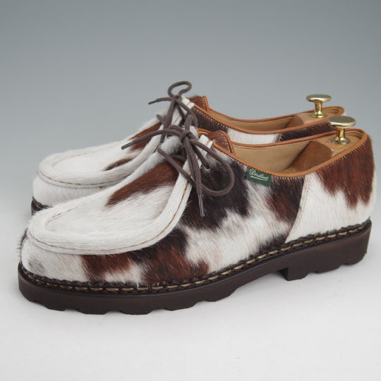 未使用★パラブーツ SIZE 42【定価￥96,800-★ハラコ仕様/MICHAEL/ミカエル】チロリアンシューズ/POILS VACHE/Paraboot★n947