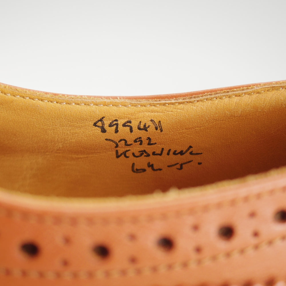 極上★トリッカーズ SIZE 6.5【現行定価13万円以上★バートン同系モデル/C Shade】KESWICK/M7292/カーフ/茶/メンズ/Tricker's★p024