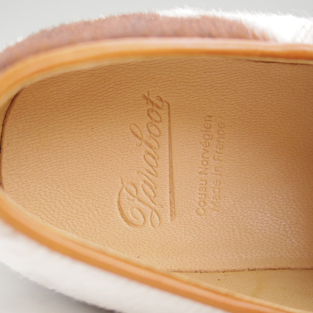 未使用★パラブーツ SIZE 42【定価￥96,800-★ハラコ仕様/MICHAEL/ミカエル】チロリアンシューズ/POILS VACHE/Paraboot★n947