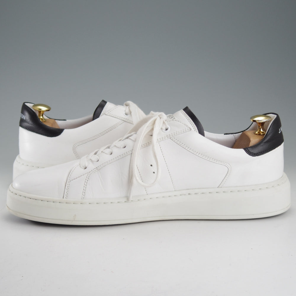 極上★J.M.ウエストン SIZE 9.5【定価￥121,000-★オンタイム/On Time/レザースニーカー】624/カーフ/白/Weston/ウェストン★p025