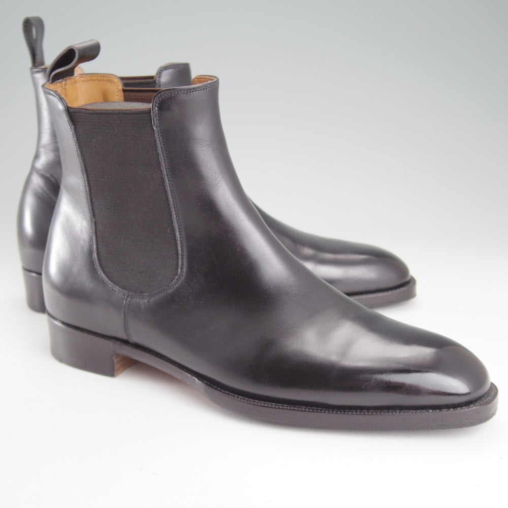 美品★(伊)パオロ・ラッタンジ SIZE 5.5【貴重★ハンドソーンウェルテッド製法/サイドゴアブーツ】カーフ/黒/PAOLO LATTANZI★p026