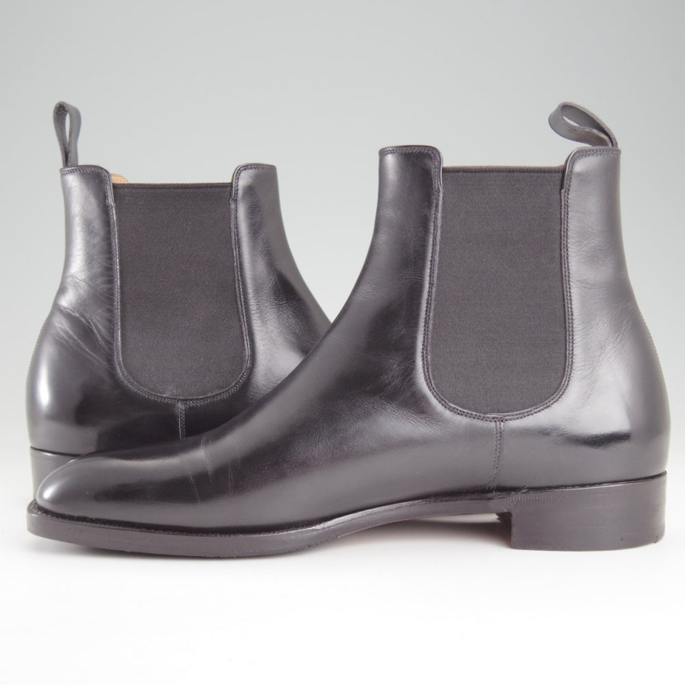 美品★(伊)パオロ・ラッタンジ SIZE 5.5【貴重★ハンドソーンウェルテッド製法/サイドゴアブーツ】カーフ/黒/PAOLO LATTANZI★p026