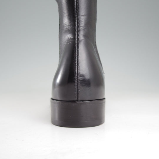 美品★(伊)パオロ・ラッタンジ SIZE 5.5【貴重★ハンドソーンウェルテッド製法/サイドゴアブーツ】カーフ/黒/PAOLO LATTANZI★p026