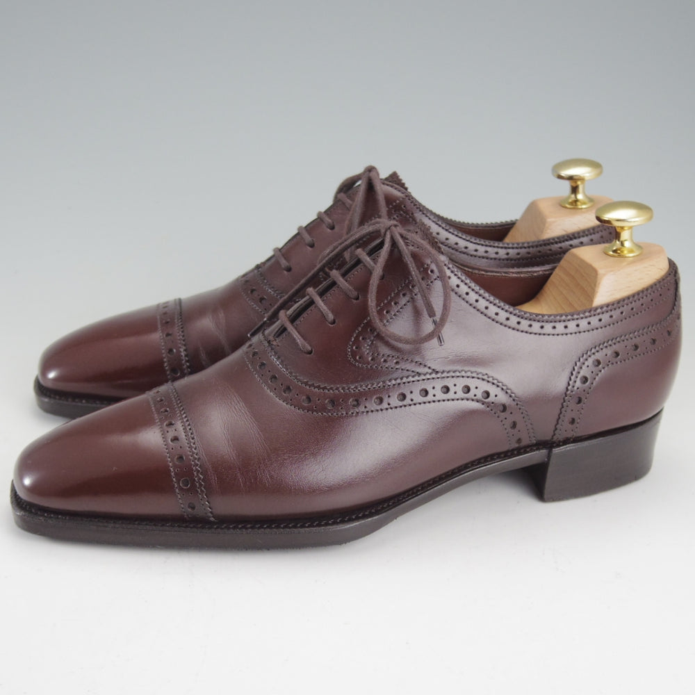 極上★(英)ガジアーノ&ガーリング 5D【現行定価20万円以上★HARROW/クォーターブローグ】TG73ラスト/カーフ/濃茶/GAZIANO&GIRLING★o469