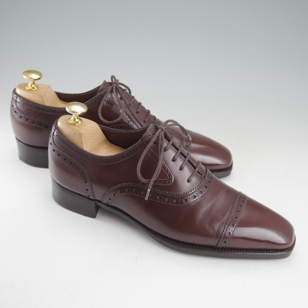 極上★(英)ガジアーノ&ガーリング 5D【現行定価20万円以上★HARROW/クォーターブローグ】TG73ラスト/カーフ/濃茶/GAZIANO&GIRLING★o469