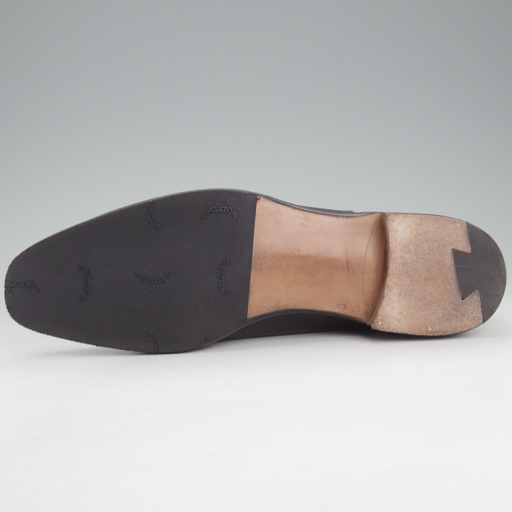 美品★(伊)パオロ・ラッタンジ SIZE 5.5【貴重★ハンドソーンウェルテッド製法/サイドゴアブーツ】カーフ/黒/PAOLO LATTANZI★p026