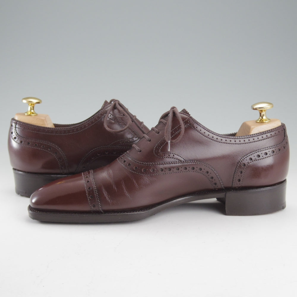 極上★(英)ガジアーノ&ガーリング 5D【現行定価20万円以上★HARROW/クォーターブローグ】TG73ラスト/カーフ/濃茶/GAZIANO&GIRLING★o469