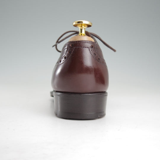 極上★(英)ガジアーノ&ガーリング 5D【現行定価20万円以上★HARROW/クォーターブローグ】TG73ラスト/カーフ/濃茶/GAZIANO&GIRLING★o469