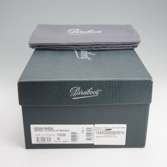 未使用★パラブーツ SIZE 42【定価￥96,800-★ポニー/ミカエル/MICHAEL】チロリアンシューズ/リスレザー/濃茶/Paraboot★n948