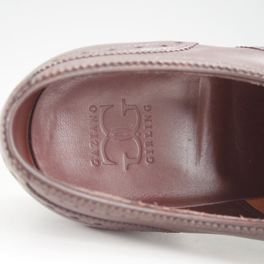 極上★(英)ガジアーノ&ガーリング 5D【現行定価20万円以上★HARROW/クォーターブローグ】TG73ラスト/カーフ/濃茶/GAZIANO&GIRLING★o469