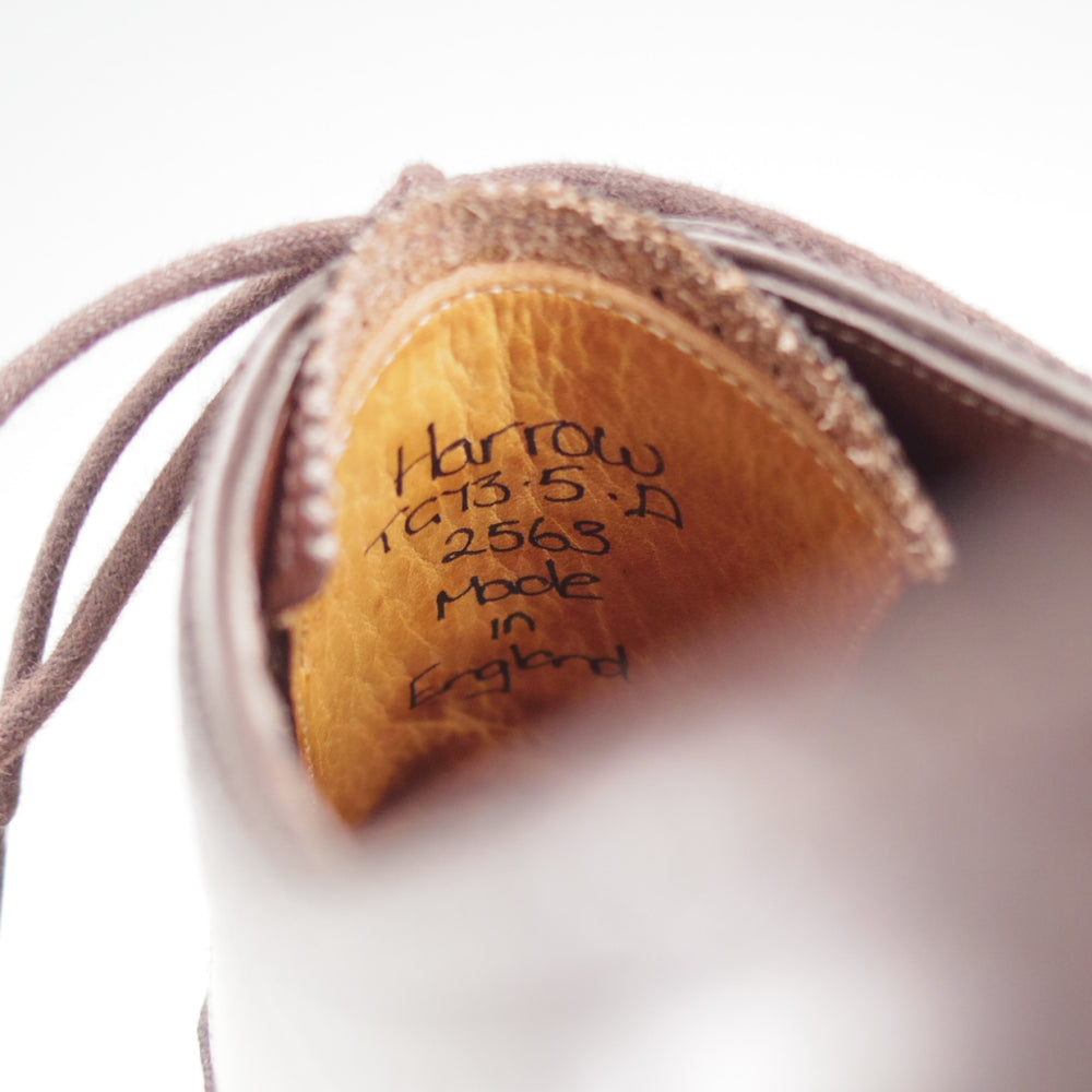 極上★(英)ガジアーノ&ガーリング 5D【現行定価20万円以上★HARROW/クォーターブローグ】TG73ラスト/カーフ/濃茶/GAZIANO&GIRLING★o469