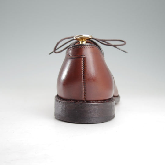 未使用★(米)アレンエドモンズ 7.5E【定価￥132,000-★パークアベニュー/Park Avenue】ストレートチップ/カーフ/茶/ALLEN EDMONDS★o470