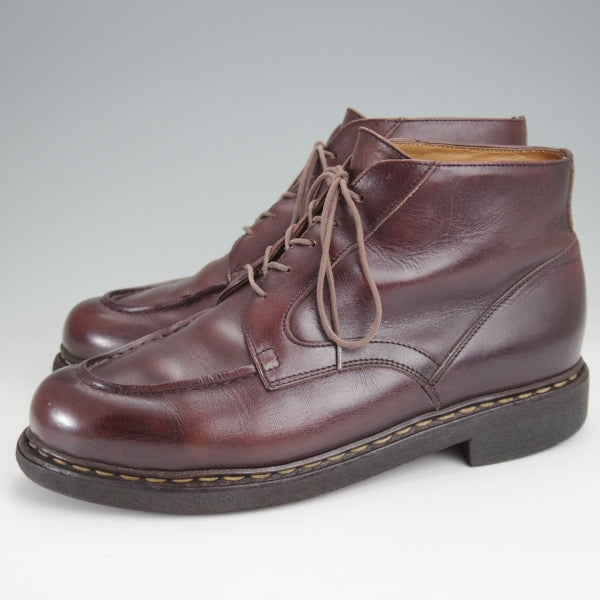 ★パラブーツ SIZE 6.5【貴重★シャンボードのブーツタイプ/CHAMROUSSE】Uチップ/リスレザー/CAFE/カフェ/濃茶/Paraboot★n455