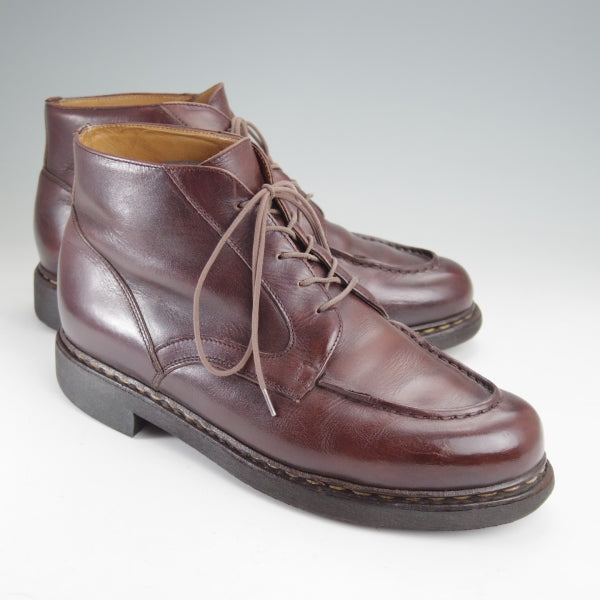 ★パラブーツ SIZE 6.5【貴重★シャンボードのブーツタイプ/CHAMROUSSE】Uチップ/リスレザー/CAFE/カフェ/濃茶/Paraboot★n455