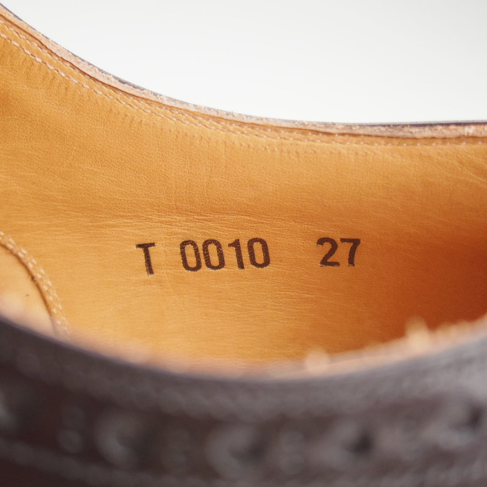 極美品★スコッチグレイン SIZE 27【定価￥71,500-★百貨店限定/クラシックシリーズ/T0010】セミブローグ/黒/SCOTCH GRAIN★p028