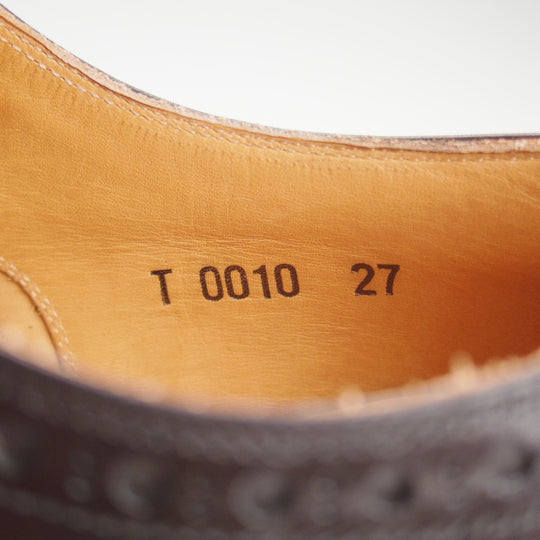 極美品★スコッチグレイン SIZE 27【定価￥71,500-★百貨店限定/クラシックシリーズ/T0010】セミブローグ/黒/SCOTCH GRAIN★p028