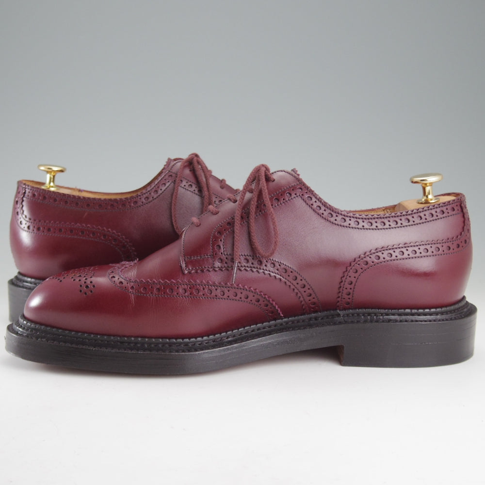 極美品★J.M.ウエストン 10D【定価￥297,000-★トリプルソールダービー/590】25ラスト/フルブローグ/Toucan/赤茶/Weston/ウェストン★p029