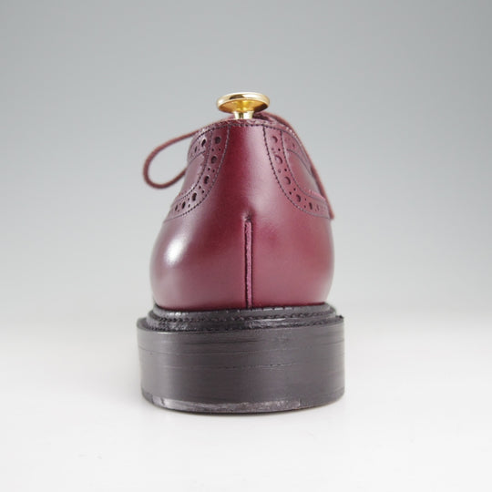 極美品★J.M.ウエストン 10D【定価￥297,000-★トリプルソールダービー/590】25ラスト/フルブローグ/Toucan/赤茶/Weston/ウェストン★p029