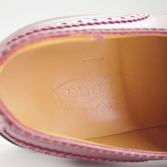 極美品★J.M.ウエストン 10D【定価￥297,000-★トリプルソールダービー/590】25ラスト/フルブローグ/Toucan/赤茶/Weston/ウェストン★p029
