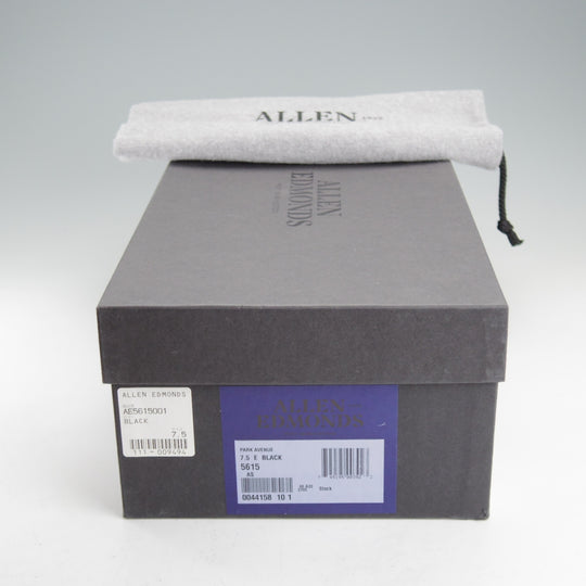 未使用★(米)アレンエドモンズ 7.5E【定価￥132,000-★パークアベニュー/Park Avenue】ストレートチップ/カーフ/黒/ALLEN EDMONDS★o471