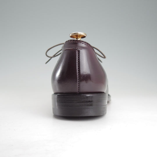 極美品★オールデン 7D【定価￥220,000-★コードバン仕様/ミリタリーラスト/5366】プレーントゥ/赤茶/バーガンディー/#8/ALDEN★o472