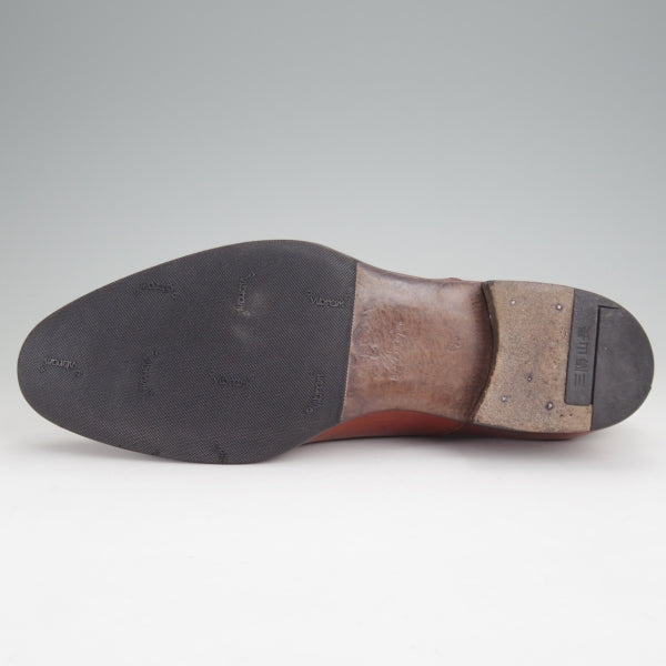 ★三陽山長 SIZE 6.5【定価￥91,300-★友二郎/R2010ラスト】ストレートチップ/カーフ/茶/メンズ/TOMOJIRO/Sanyo Yamacho★n456