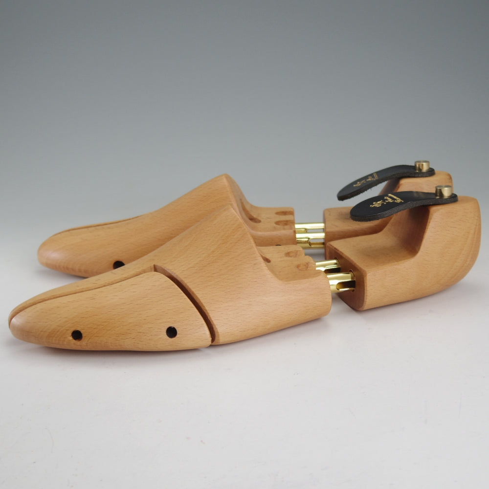 美品★三陽山長 SIZE 8.5【現行定価￥99,000-★ツリー付/友二郎/R2010ラスト】ストレートチップ/カーフ/濃茶/メンズ/Sanyo Yamacho★p030