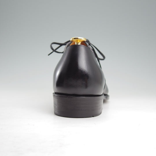 極美品★三陽山長 SIZE 7【定価￥137,500-★匠弦六郎/フレキシブルグッドイヤーウェルト製法】R2010Eラスト/黒/Sanyo Yamacho★n952