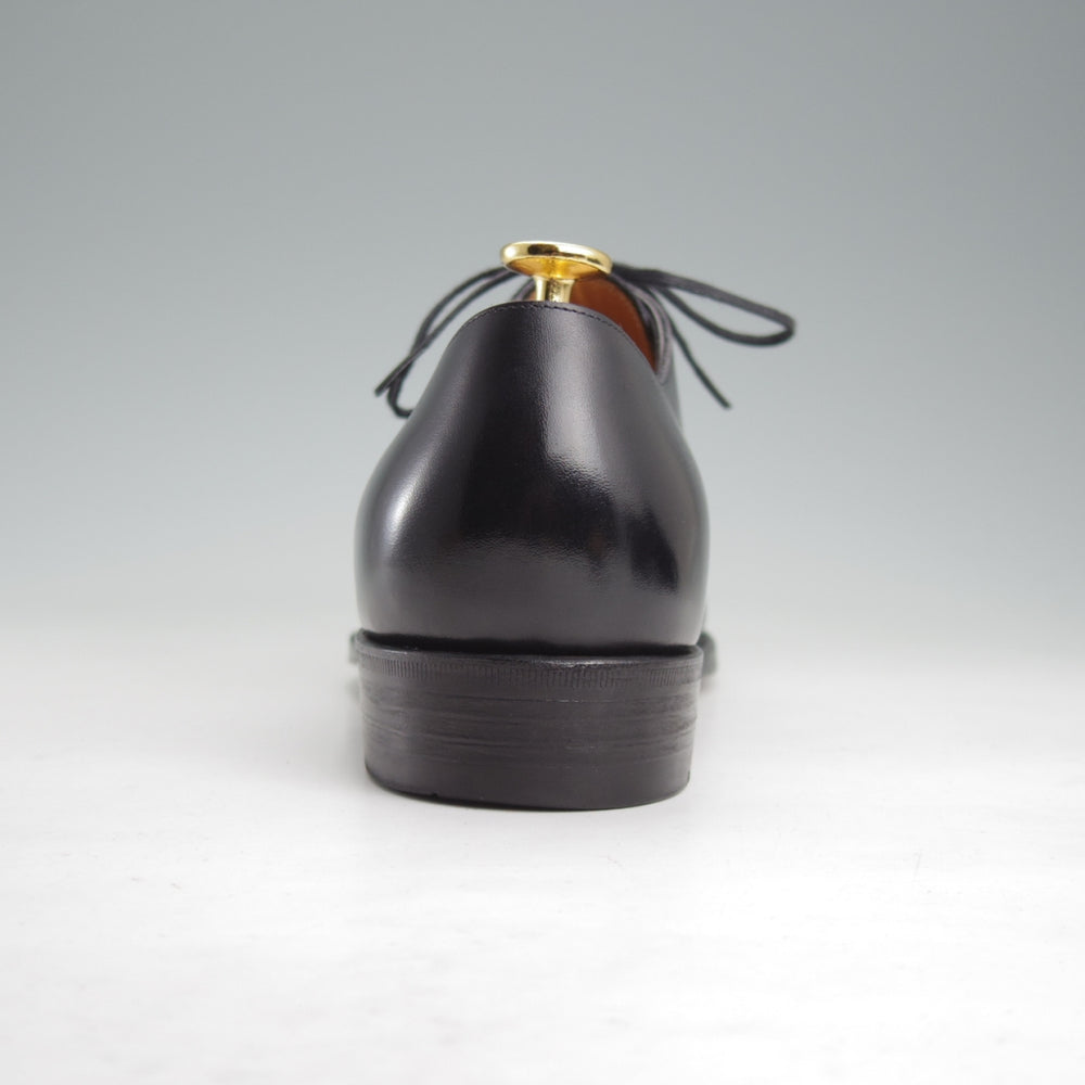 極美品★三陽山長 SIZE 7【定価￥137,500-★匠弦六郎/フレキシブルグッドイヤーウェルト製法】R2010Eラスト/黒/Sanyo Yamacho★n952