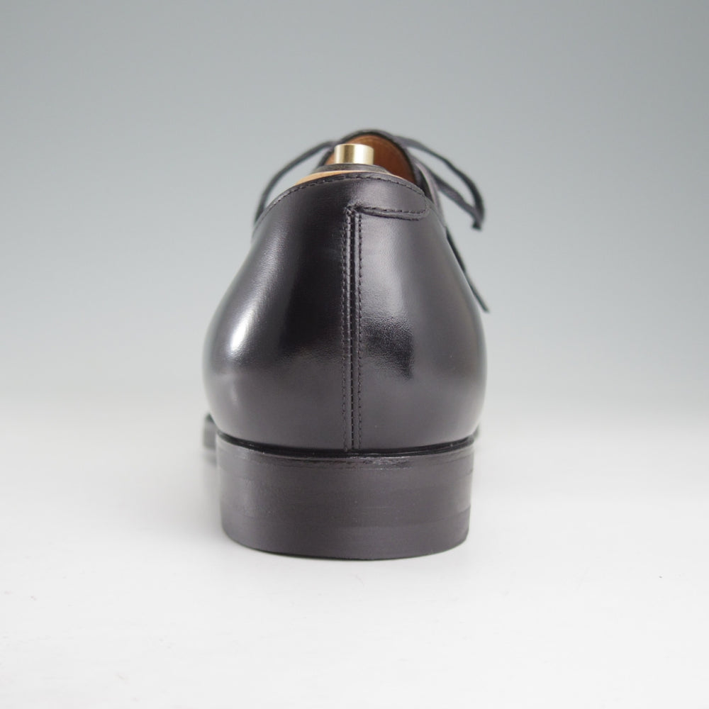 極美品★三陽山長 SIZE 8.5【現行定価￥99,000-★ツリー付/友二郎/R2010ラスト】ストレートチップ/カーフ/黒/メンズ/Sanyo Yamacho★p031