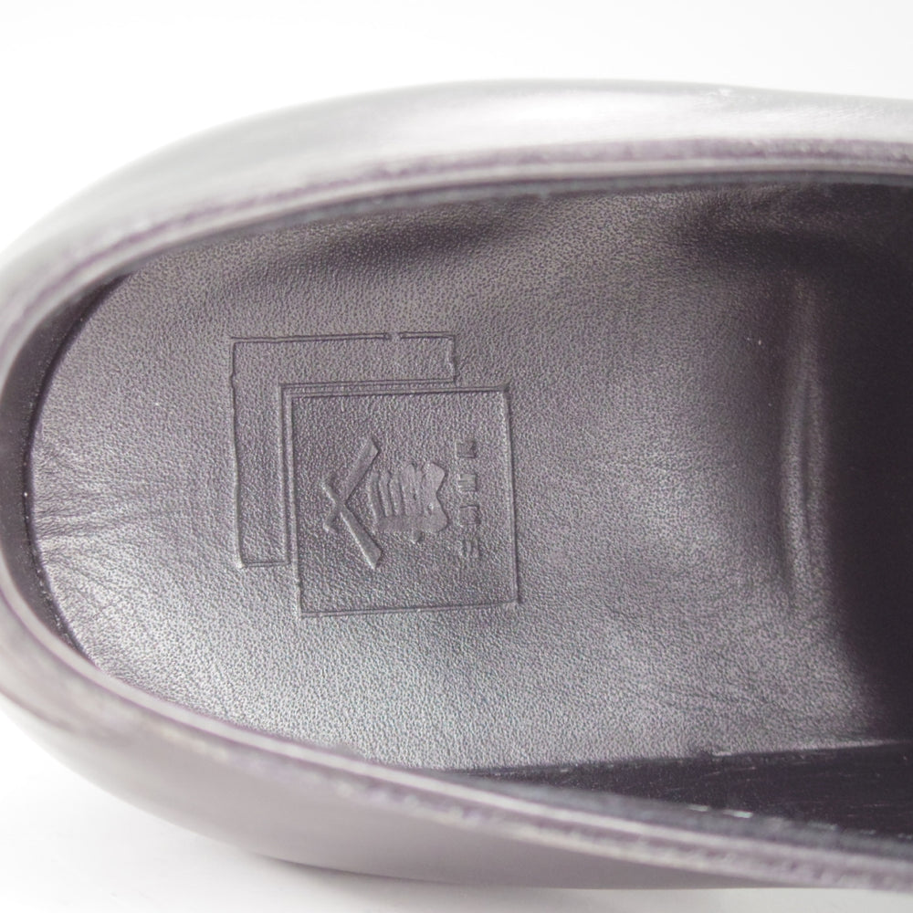 極美品★三陽山長 SIZE 8.5【現行定価￥99,000-★ツリー付/友二郎/R2010ラスト】ストレートチップ/カーフ/黒/メンズ/Sanyo Yamacho★p031