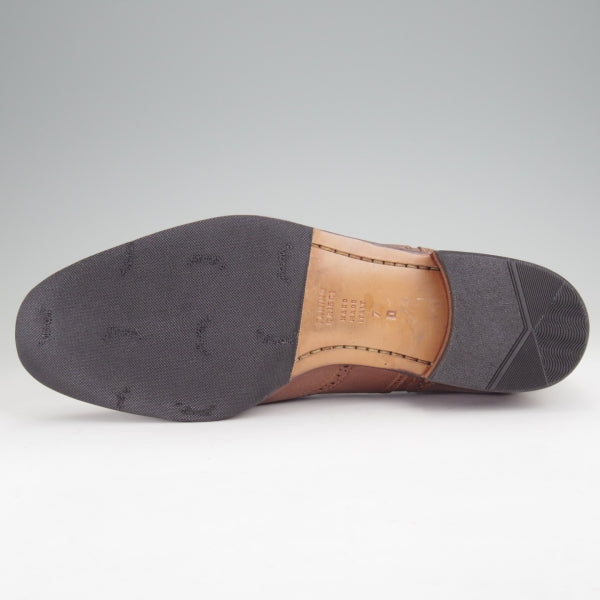 美品★(伊)タニノクリスチー SIZE 7【定価15万円以上★オックスフォードシューズ】カーフ/茶/メンズ/TANINO CRISCI★n457