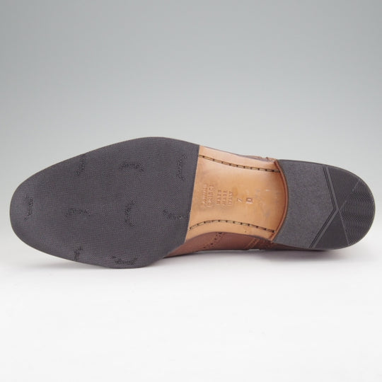 美品★(伊)タニノクリスチー SIZE 7【定価15万円以上★オックスフォードシューズ】カーフ/茶/メンズ/TANINO CRISCI★n457