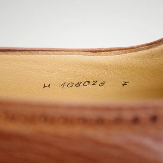 美品★(伊)タニノクリスチー SIZE 7【定価15万円以上★オックスフォードシューズ】カーフ/茶/メンズ/TANINO CRISCI★n457