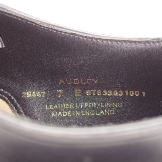未使用★クロケット&ジョーンズ 7E【定価￥148,500-★AUDLEY/オードリー】ハンドグレードライン/337ラスト/黒/Crockett&Jones★n953