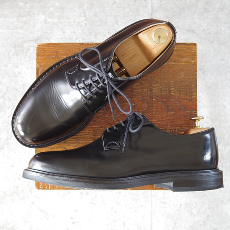 極上★チャーチ 85F/UK8.5【定価￥192,500-★SHANNON LW/シャノン】103ラスト/プレーントゥ/黒/メンズ/Church's★o483