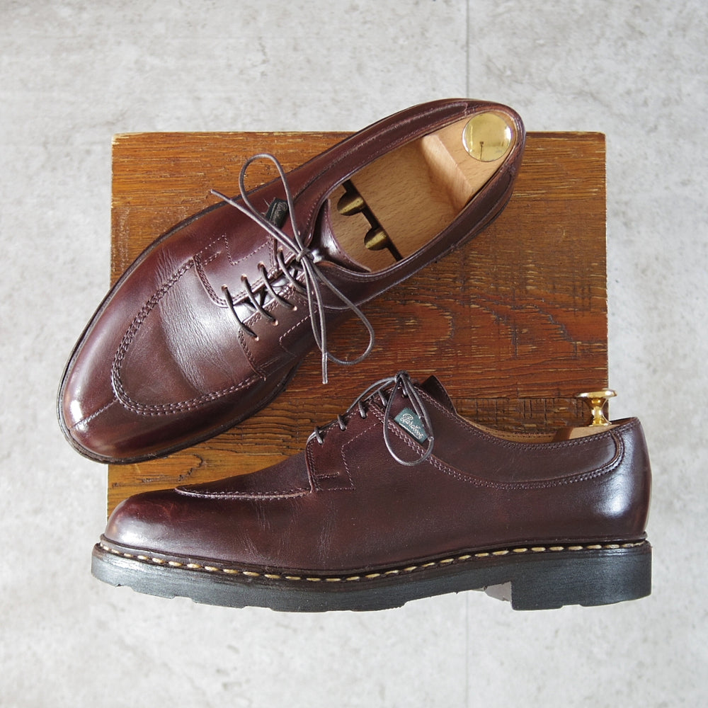 極上★パラブーツ SIZE 6.5【定価￥96,800-★アヴィニョン/AVIGNON】グリフソール/リスレザー/カフェ/Uチップ/メンズ/Paraboot★o484