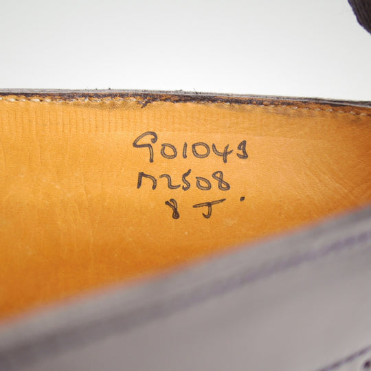 未使用★トリッカーズ SIZE 8【現行定価17万円以上★コードバン仕様/MALTON/濃紺～ほぼ黒】モールトン/カントリーブーツ/Tricker's★p033