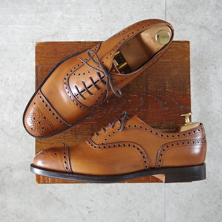 未使用★チャーチ 60F/UK6【定価￥192,500-★ディプロマット/DIPLOMAT】173ラスト/カーフ/WALNUT/茶/メンズ/Church's★p041