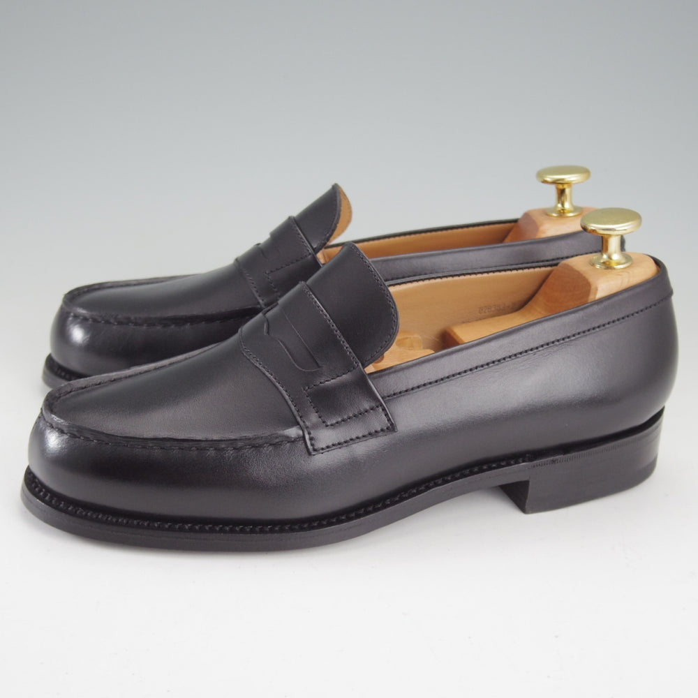 未使用★J.M.ウエストン(レディース) 3D【定価￥165,000-★コインローファー/180】82ラスト/カーフ/黒/Weston/ウェストン★o479