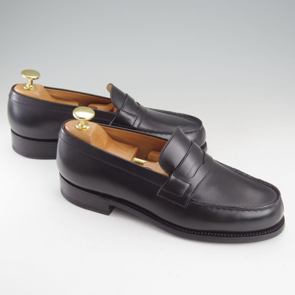 未使用★J.M.ウエストン(レディース) 3D【定価￥165,000-★コインローファー/180】82ラスト/カーフ/黒/Weston/ウェストン★o479